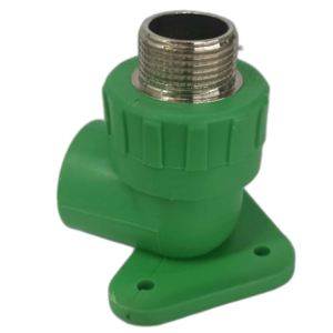 CODO 90 C/BASE MACHO 3/4" x 25mm VERDE - POLIFUSION