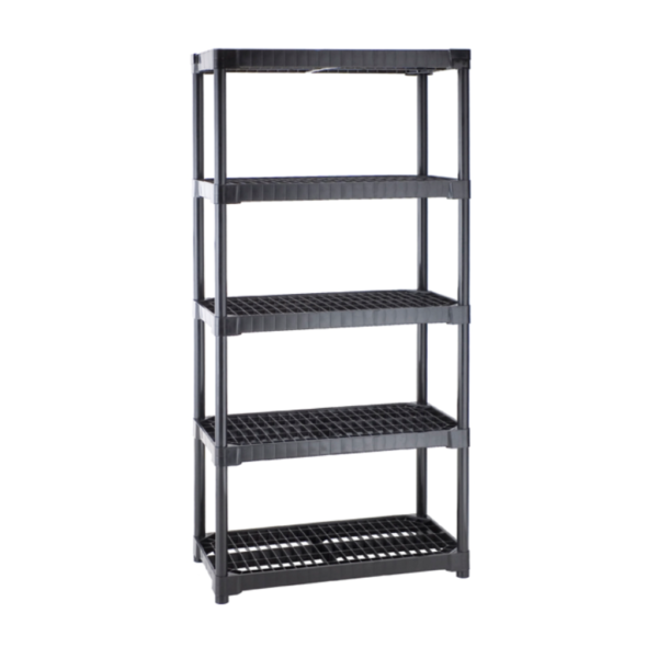 ESTANTE ORGANIZADOR 5 NIVELES (92x47x185cm) NEGRO ## 9068-6 ## MANAPLAS