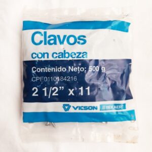 CLAVO 2 1/2" x 11 C/C GRANEL 24.5kg VICSON