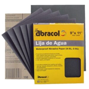 LIJA DE AGUA 150 ABRACOL 9"x11" ## RLAX7-0150 ##