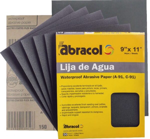 LIJA DE AGUA 600 ABRACOL 9"x11" ## RLAX7-0600 ##