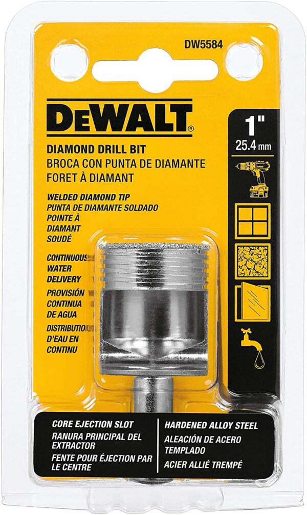 BROCA CON PUNTA DE DIAMANTE 1" ## DW5584 ## DEWALT