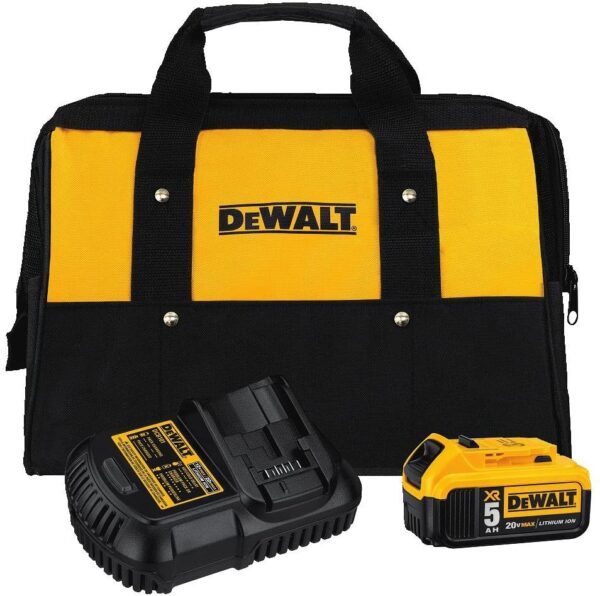 JUEGO DE ARRANCADOR BATERIA + CARGADOR 20V ## DCB205CK ## DEWALT