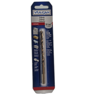 BROCA DE COBALTO 5/16" ## 127-4281 ## VULCAN