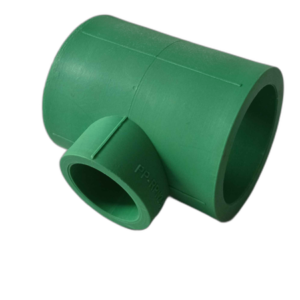 TEE LISA EN REDUCCION 50mm x 32mm VERDE - POLIFUSION
