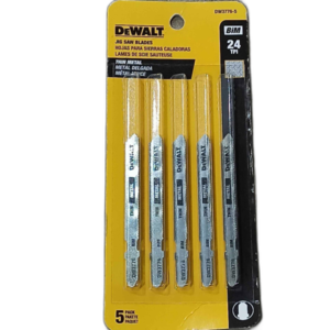 HOJAS P/SIERRA CALADORA 24 TPI P/METAL DELGADO (PACK 5 UNID) ## DW3776-5 ## DEWALT