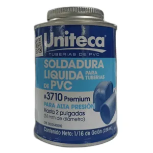 SOLDADURA LIQUIDA A.F. 1/16gal PVC A/P - UNITECA
