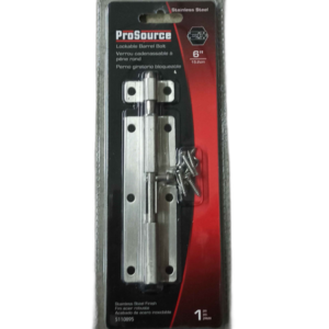 PASADOR CILINDRICO 6" ACERO INOX BLOQUEABLE ## 511-0895 ## PROSOURCE