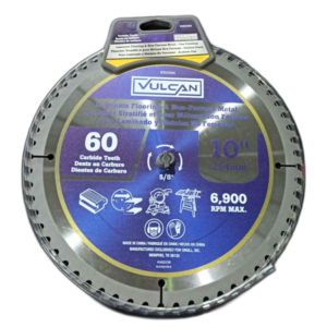 DISCO P/SIERRA CIRCULAR 10" X 60 DIENTES CARBURO ## 570-7344 ## VULCAN
