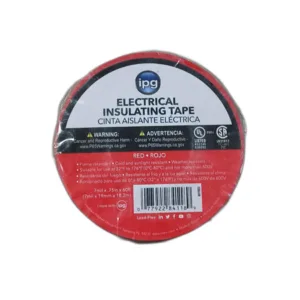 CINTA ELECTRICA DE VINILO 3/4" X 60FT ROJO (TEIPE) ## 607-RED ## IPG