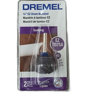 MANDRIL DE TAMBOR EZ 1/2" GRANO 60 P/DREMEL ## EZ407SA ## DREMEL