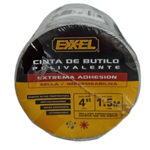 CINTA DE BUTILO ADHESIVA 10cm x 1,5m ## 09-018-044 ## EXXEL