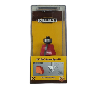 BROCA OGEE ROMANA 1/4"x3/4" ## LC08011204 ## BROWN USA
