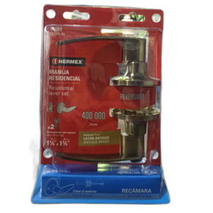 CERRADURA HERMEX P/DORM. LATÓN ANTIGUO  ## 43661 ## TRUPER