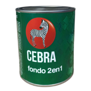 FONDO ANTICORROSIVO 2 EN 1 NEGRO 1/4G ## 4200-802 ## CEBRA