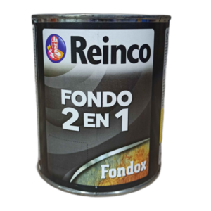 FONDO ANTICORROSIVO 2 EN 1 NEGRO 1/4G ## 8190-502 ## REINCO