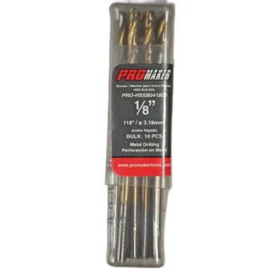 BROCA PARA METAL 1/8" (PAQ 10PZAS) ## PRO-HSSB041800 ## PROMAKER