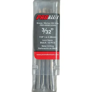 BROCA PARA METAL 3/32" (PAQ 10PZAS) ## PRO-HSSB123320 ## PROMAKER