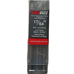 BROCA PARA METAL 17/64" (PAQ 10PZAS) ## PRO-HSSB131764 ## PROMAKER