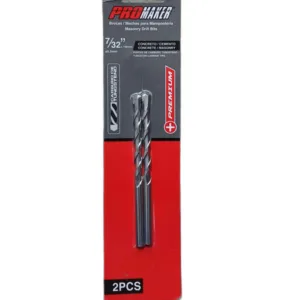 BROCA P/CONCRETO 7/32" x 100mm (BLISTER 2PZAS) ## PRO-DRIL047320 ## PROMAKER