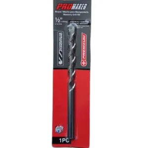 BROCA P/CONCRETO 1/2" x 150mm ## PRO-DRIL081200 ## PROMAKER