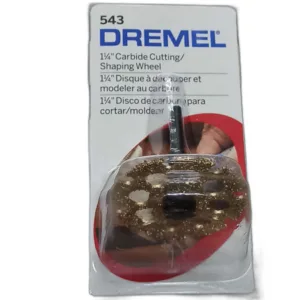 DISCO DE CARBURO P/CORTAR Y MOLDEAR 1/4" X 0.07" ## 543 ## DREMEL