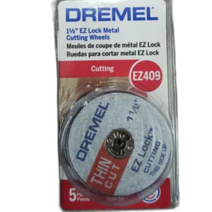 DISCO CORTE METAL EZ LOCK 1-1/2" X 0.02" P/DREMEL (5 PZAS) ## EZ409 ## DREMEL
