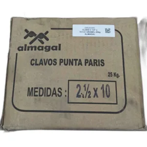 CLAVO 2 1/2" x 10 C/C GRANEL 25kg ALMAGAL