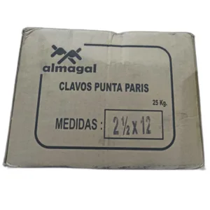 CLAVO 2 1/2" x 12 C/C GRANEL 25kg ALMAGAL