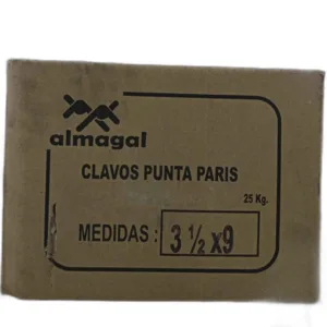 CLAVO 3 1/2" x 9 C/C GRANEL 25kg ALMAGAL
