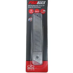 HOJA DE REPUESTO P/CUCHILLA 18mm x 3/4"(10 PZAS) ## PRO-CU204 ## PROMAKER