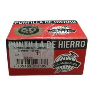 CLAVO 1" x 1,65MM S/C CAJA 500g - MEJIA