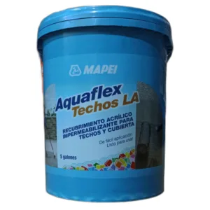 AQUAFLEX TECHO L.A ROJO TEJA CUÑETE 5G ## 4CC4300419 ## MAPEI