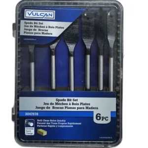 JUEGO DE BROCAS PLANAS P/MADERA 6PCS ## 304-7578 ## VULCAN