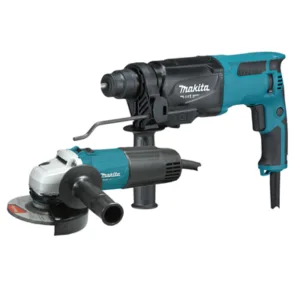 COMBO ESMERIL 4 1/2" + TALADRO COMBINADO 1" ## MTK0005B ## MAKITA