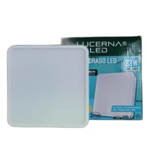 PANEL LED CUAD SUPERF HIGH LUMEN LUCERNA # 822 SC HL # 22W 6500K 110-220V