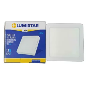 PANEL LED CUAD SUPERFICIAL LUMISTAR # LED74 # 12W