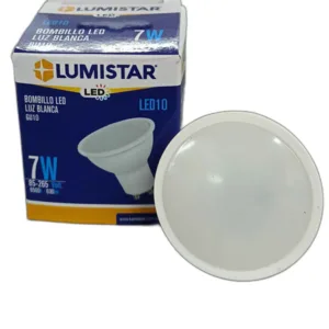 BOMBILLO LED GU10 LUMISTAR # LED10 # 7W E27 6500K