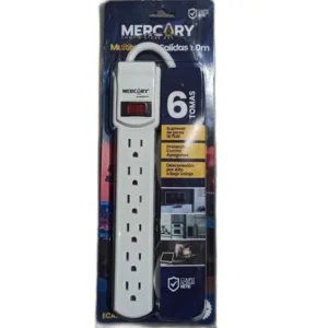 REGLETA 6 TOMAS BLANCA 1m MERCURY ## ECA108 ##