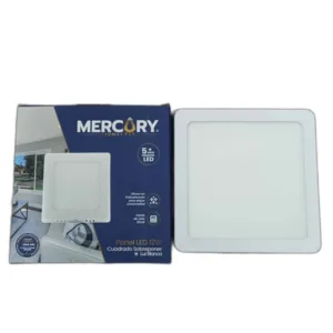 PANEL LED CUAD SUPERF MERCURY # IPL26 # 12W 6500K