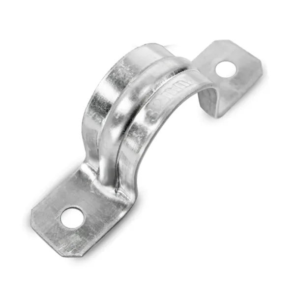 ABRAZADERA EMT 3/4" CON 2 ORIFICIOS (4 PZAS) ## 96162 ## HALEX