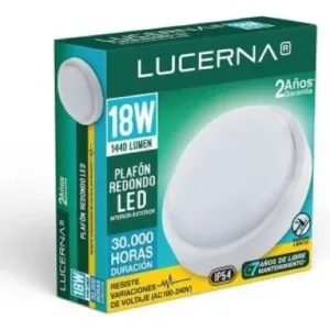 VAPOLETA LED REDONDA INT-EXT LUCERNA ## VP 824 RED ## 24W 6500K 110-220V