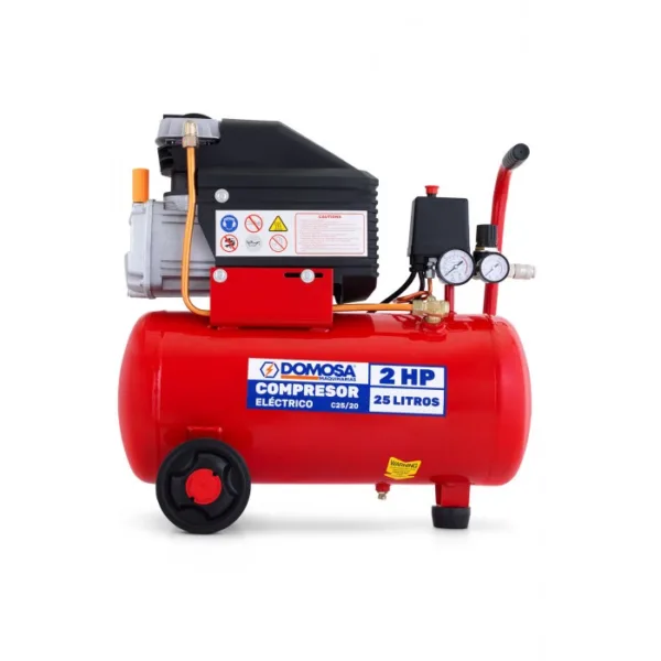 COMPRESOR DE AIRE 2HP 25LTS C/RUEDAS ## 29-C25/20 ## DOMOSA