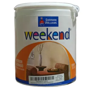 221/190/01 PINTURA PLAST CREMA VENECIA 1G WEEKEND INT SATIN - SHW