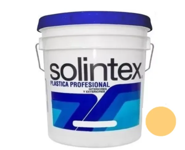 13104 PINTURA PLAST AMARILLO RADIANTE 4G - SOLINTEX