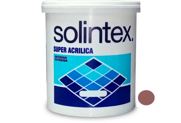33301 PINTURA SUPER ACRIL ROJO COLONIAL 1G - SOLINTEX