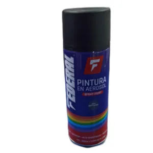 SPRAY NEGRO MATE 450ML N°4 ## FD-601MBK ## FEDERAL