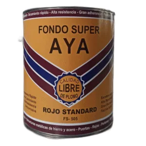 FONDO SUPER ROJO STANDARD 1G ## FS-505X1G ## AYA