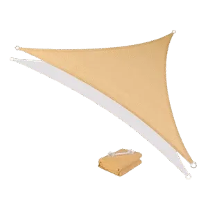 TOLDO DE SOMBRA 5 x 5 x 5m BEIGE TRIANGULO - TRICAL