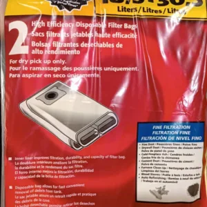 BOLSA DE FILTRO DESCARTABLE 10 - 14GALONES (PACK DE 2)  ## 90672 ## SHOP VAC